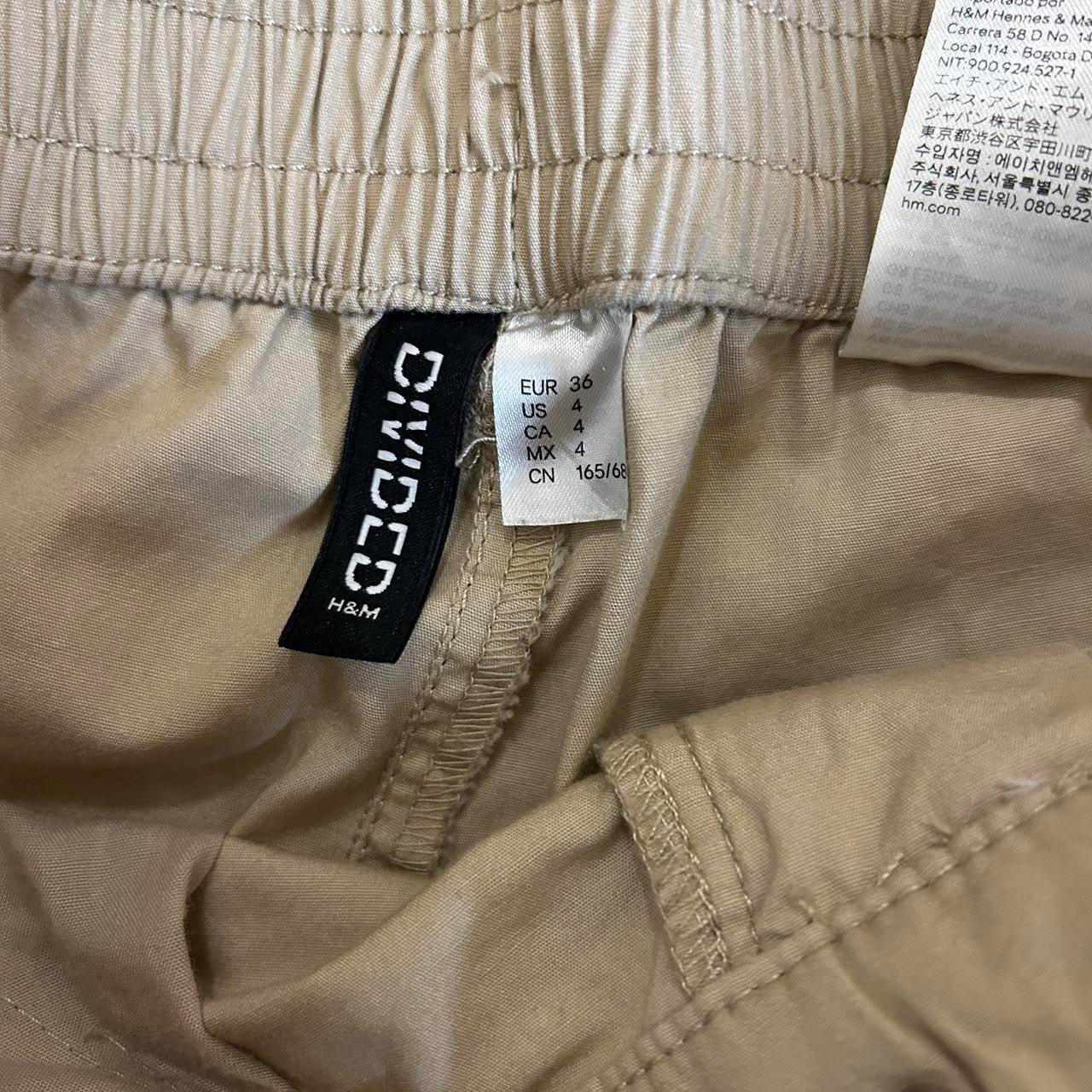 H&M Women’s Tan and Cream Trousers