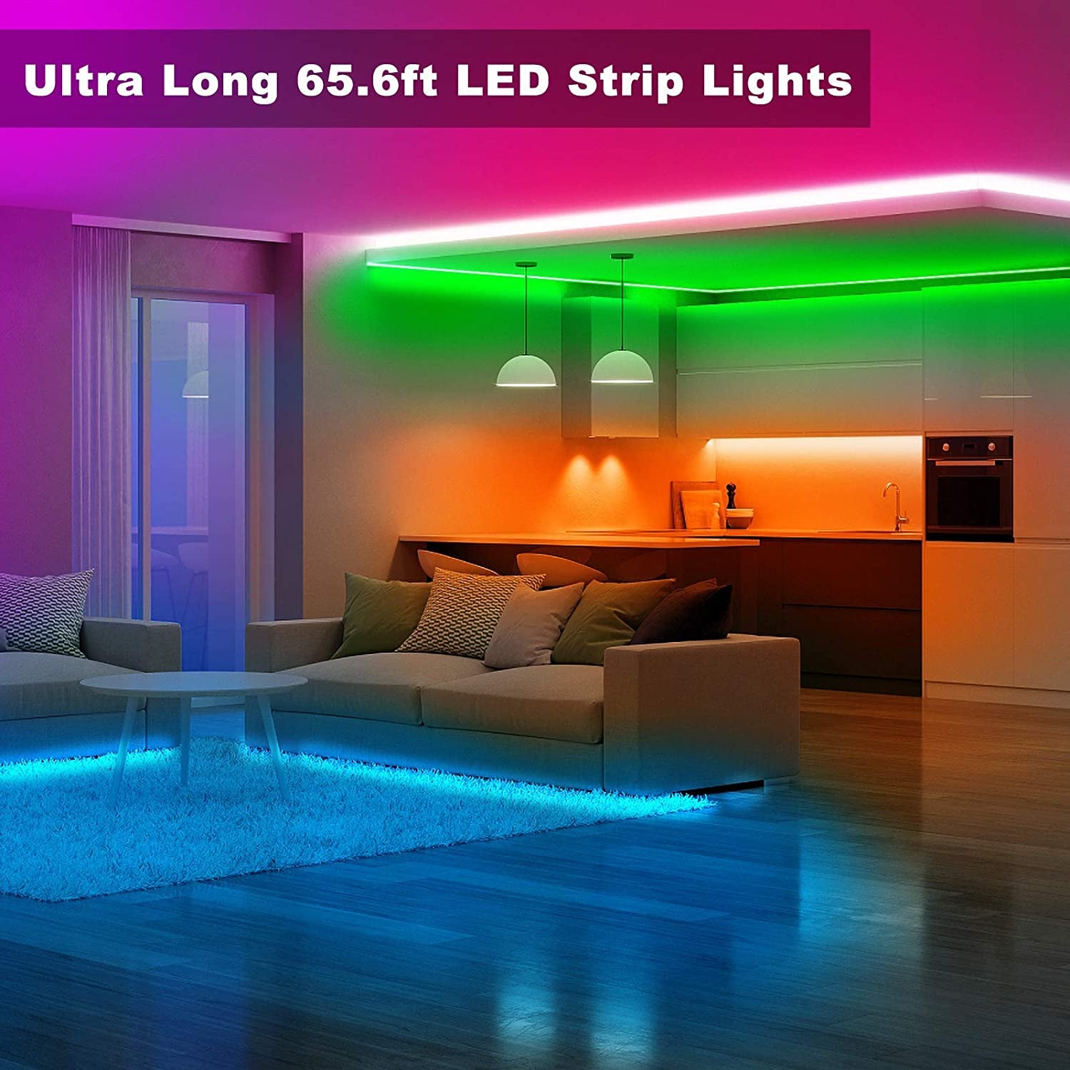 LED Strip Lights (65.6 FT)